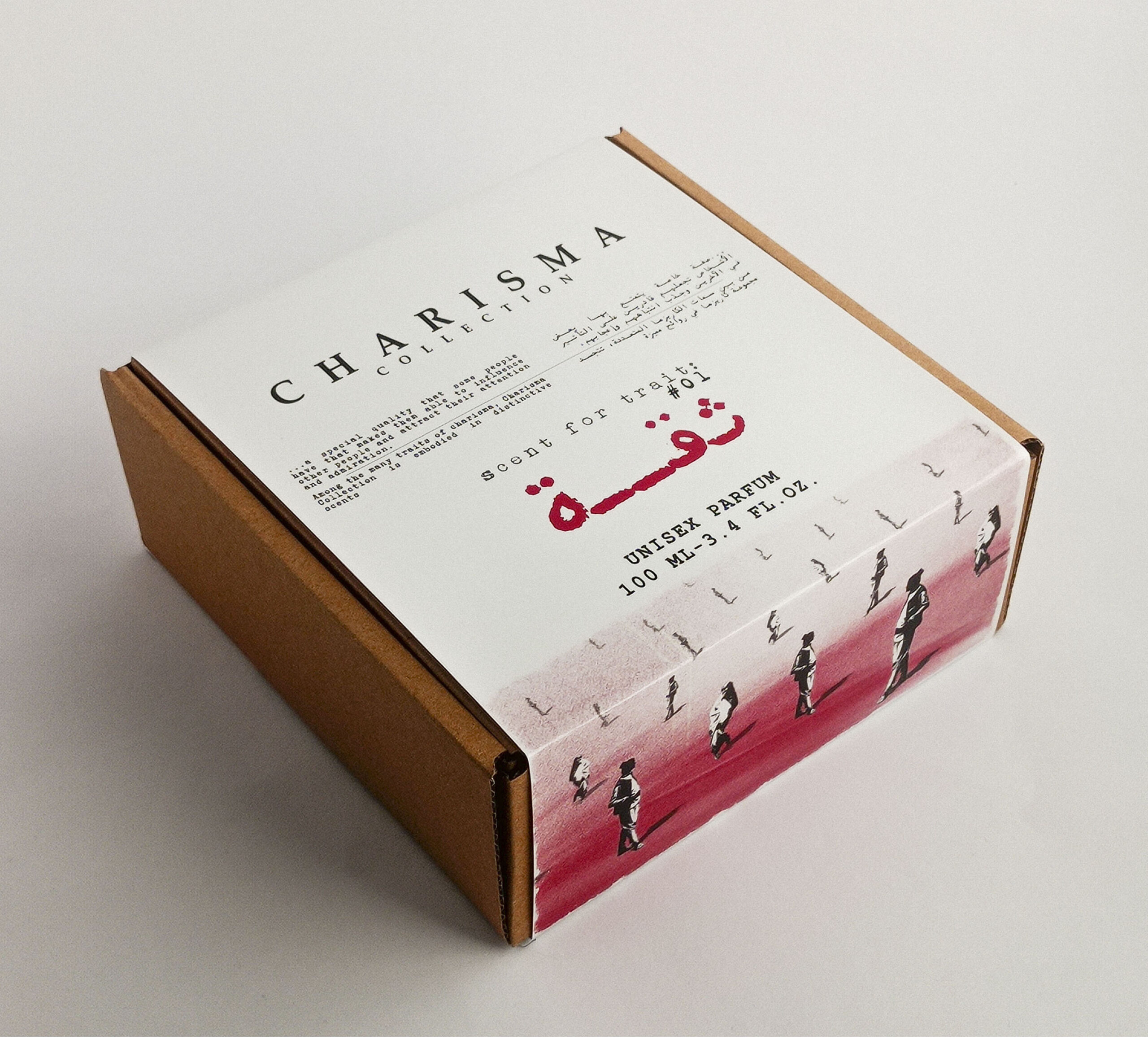 Charisma Collection Thikat perfume 100 ml Box luxury unisex fragrance with clean minimalist aesthetic