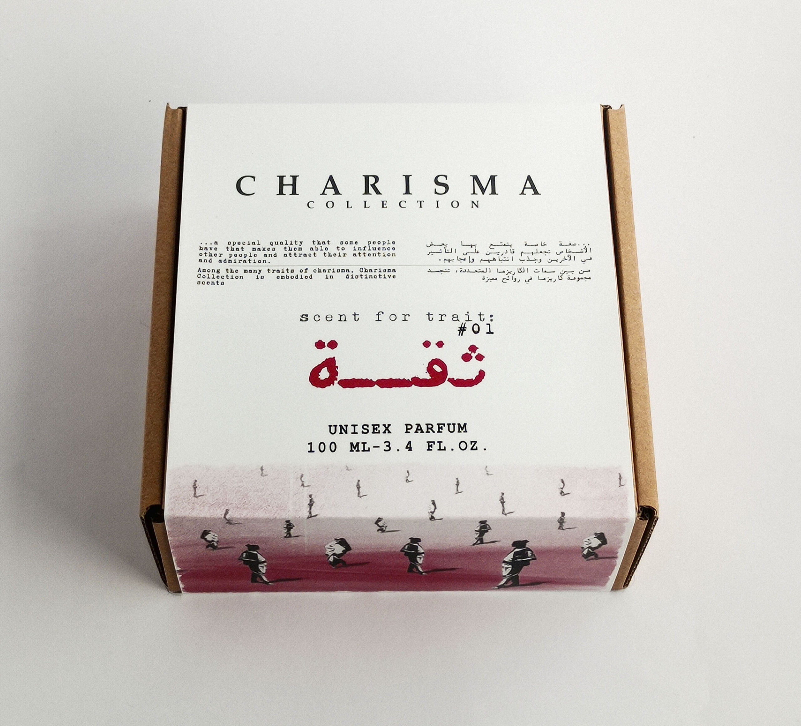Charisma Collection Thikat perfume 100 ml Box luxury unisex fragrance with clean minimalist aesthetic