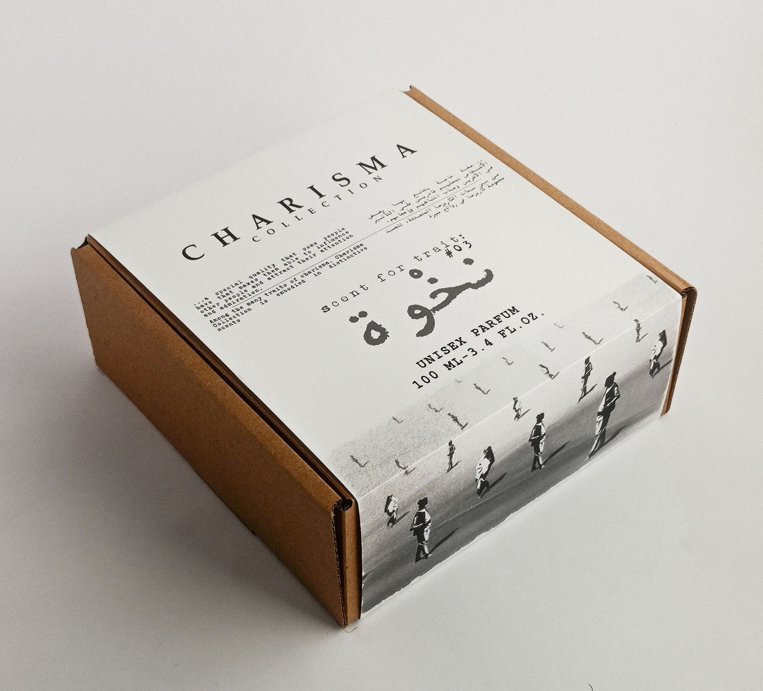 Charisma Collection Nakhwa perfume 100 ml Box luxury unisex fragrance with clean minimalist aesthetic