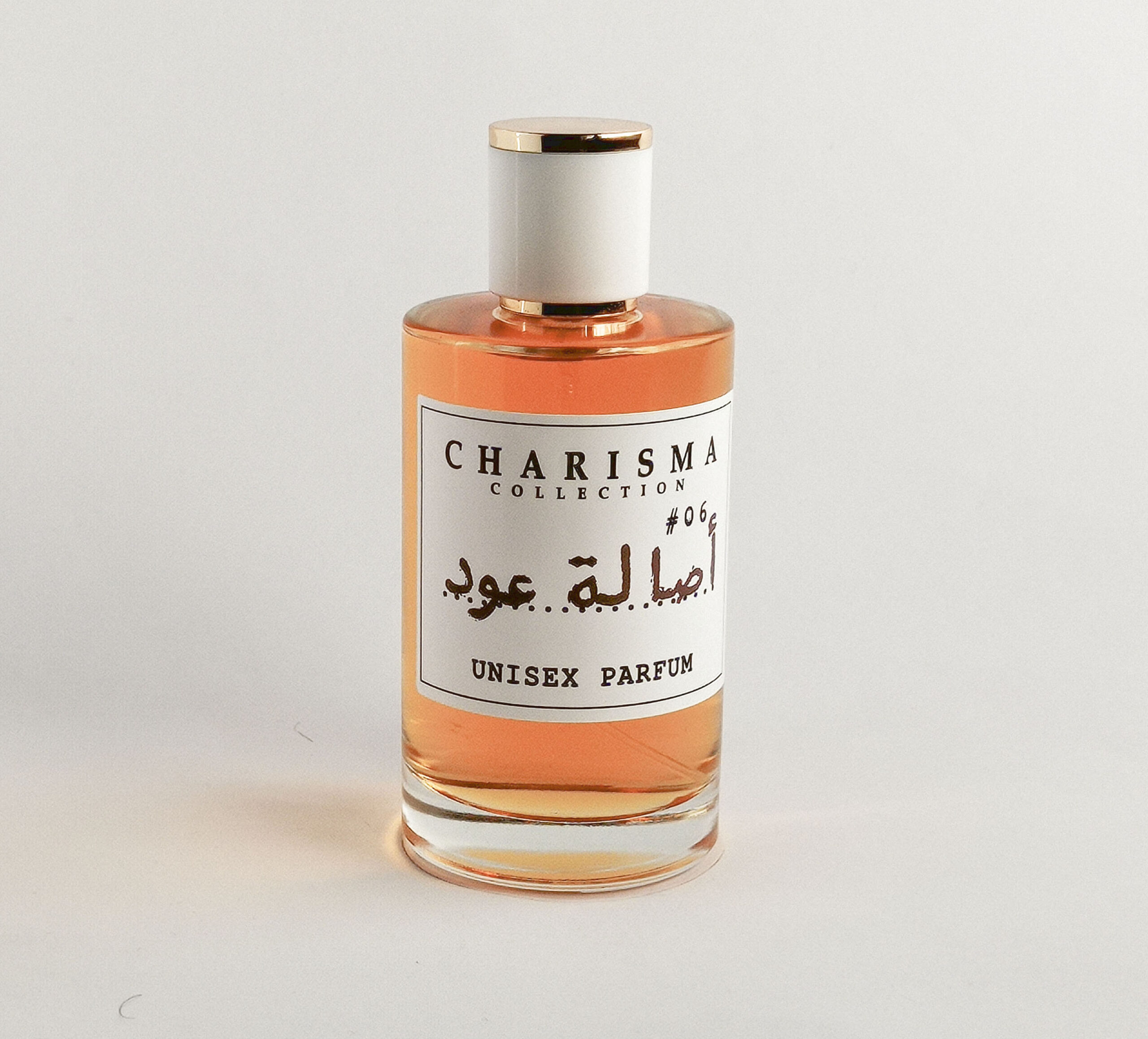 Charisma Collection Assala Oud perfume 100 ml bottle luxury unisex fragrance with clean minimalist aesthetic